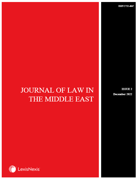 					View No. 2 (2022): Journal of Law in the Middle East
				